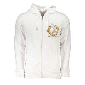 Cavalli Class White Cotton Men Men's Sweatshirt